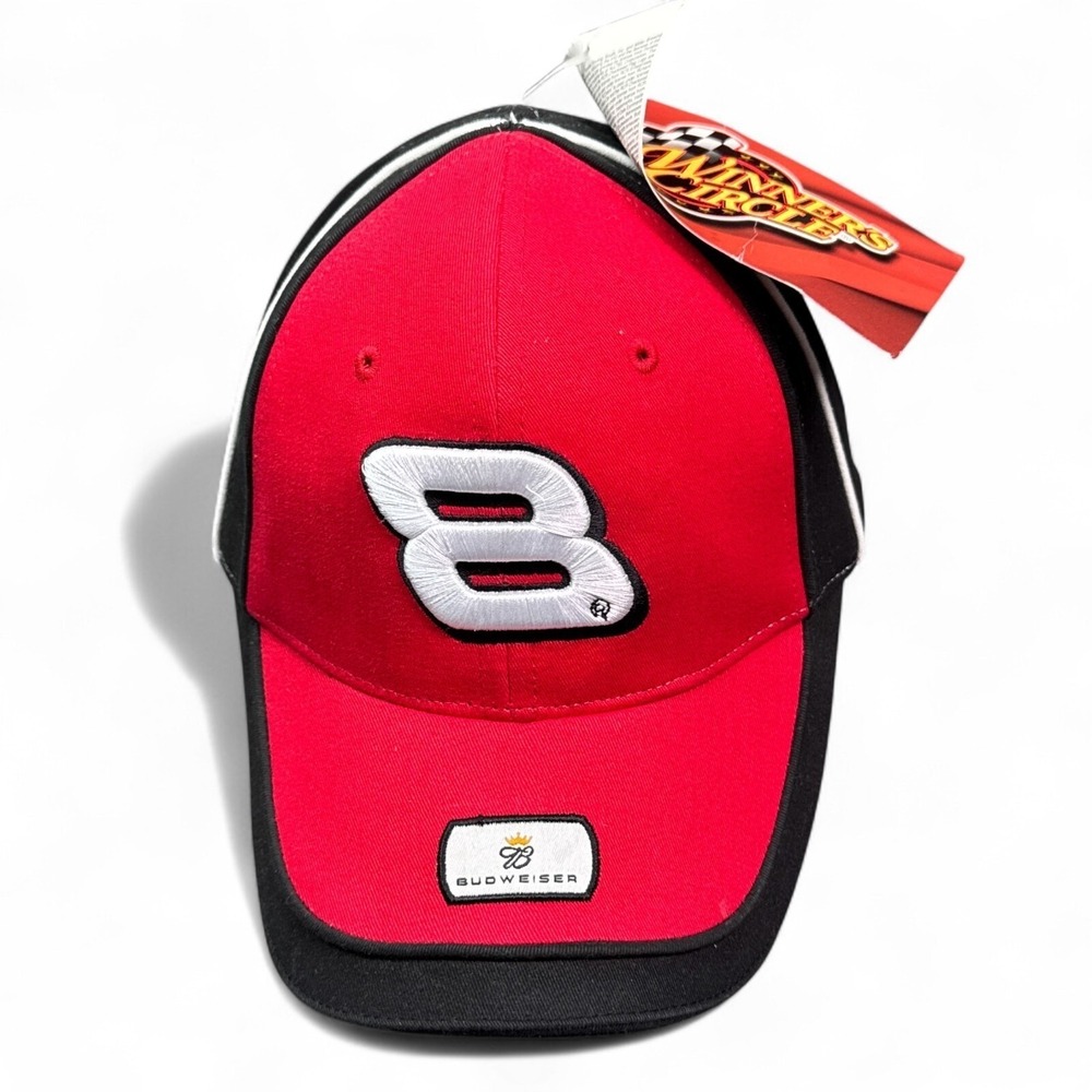 NWT Dale Jr. Nascar Strapback Hat Cap Embroidered Adult Size Winners Circle #8